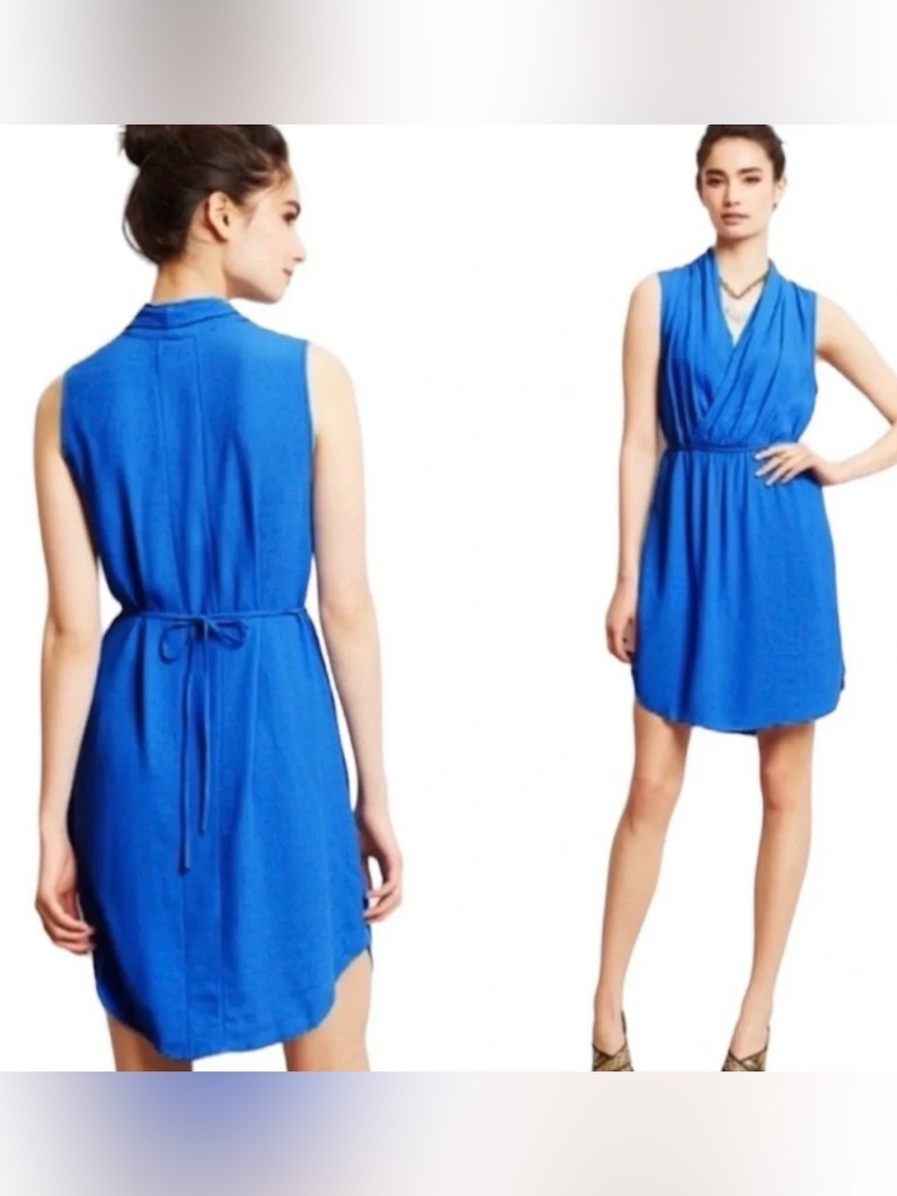 EUC Anthropologie Maeve Liban Shawl Sleeveless Dress